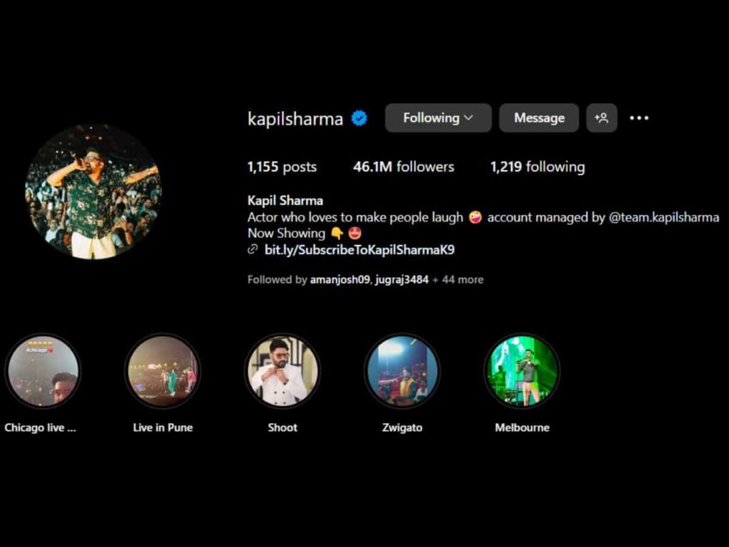 Kapil Sharma Instagram